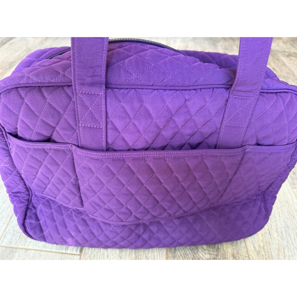 Vera Bradley Bag Quilted Weekender Travel Elderberry TRAVELER Luggage NWOT Tote